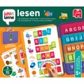Jumbo Spiele ich lerne lesen Lernspiel Kinderspiel Buchstabieren Großbuchstaben