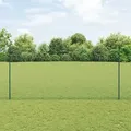 vidaXL Zaunpfosten 5 Stück U-Kanal Grün 160 cm Stahl