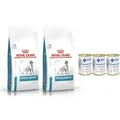 ROYAL CANIN Hypoallergenic DR21 2x14kg + ENZO VET Hypoallergenes Futter mit Kaninchen für Hunde 3x400g