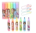 Depesche Marker TOPModel Erasable Mini Highlighter Set - 6 radierbare Textmarker