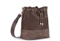 Expatrié Handtasche Sarah Medium Damen Umhängetasche Beuteltasche (3-tlg), Hochwertiges Kunstleder, Wasserabweisend
