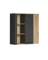 trendteam Vitrine (Vitrine) Wandschrank Hängeschrank 90 x 99 x 34 cm