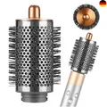 Runde Volumenbürste-Aufsatz kompatibel mit Dyson Airwrap, lange & feine Borsten