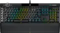 Corsair K100 RGB Optical-Mechanical Gaming Keyboard (CORSAIR OPX Optical Keyswitches: Hyper-Fast & Linear, Per-Key Backlighting, Leatherette Palm Rest, Elgato