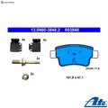 BREMSBELAGSATZ SCHEIBENBREMSE 13.0460-3848.2 FÜR VAUXHALL CORSA/Mk/III  OPEL