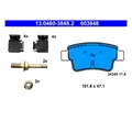 ATE 13.0460-3848.2 Bremsbeläge Bremsklötze Hinten für Opel Corsa D