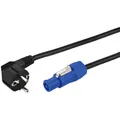 Monacor AAC-115P Strom Anschlusskabel [1x Schutzkontakt-Stecker - 1x