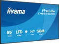 iiyama Prolite LH6575UHS-B2AG 65' 4K Digital Signage Display mit 24/7 Betriebszeit, Android OS, Signal FailOver-Funktion und einem Intel® SDM-Steckplatz
