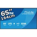 Iiyama Digital-Signage ProLite LH6575UHS-B2AG, 64,5 Zoll, 4K UHD 3840 x 2160 Pixel, 24/7 Betriebszeit