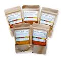 Afrika Gewürze Probierset-2, Harissa, Couscous Gewürzmischung, Afrika Rub, Berbere mild, Berbere scharf