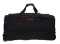 travelite Basics Wheeled Duffle M Reisetasche Trolley Black / Orange schwarz