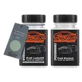 TRISTARcolor Autolack Lackstift Set für Mercedes/Daimler Benz 261 Nelkengrün Metallic Basislack Klarlack je 50ml