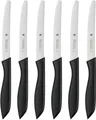 WMF Besteck-Set Vespermesser, Klinge mit Wellenschliff aus Spezialklingenstahl (6-tlg), 6 Personen, Klingenstahl, ideal für Brotzeit, multifunktional spülmaschinengeeignet
