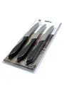 WMF Vespermesser Classic Line Frühstücksmesser Set 6-teilig, 23 cm,, schwarz