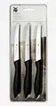 ✿ 6er-SET WMF VESPERMESSER • 23 cm / 11 cm • SCHWARZ • 6 x VESPER-MESSER ✿