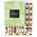 Wajos Adventskalender 2025: Veganer Feinkost- & Gewürz-Adventskalender für Genießer mit Essig- und Ölspezialitäten, Saucen, Senfen und Produkten aus der Gewürz- und Kräuterwelt