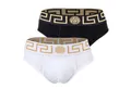 Versace Slip Herren Slip 2er Pack Baumwollmischung TOPEKA (Packung, 2er Pack)