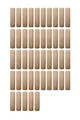 Holzdübel Riffeldübel Holzverbinder 8x30mm 45 Stück (0003)