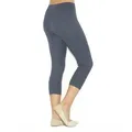 YESET 3/4-Leggings 3/4 Capri Leggings hoher Bund mit Taschen Hose Yoga Sport Fitness mit Taschen blau XXXL-44