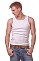 Cocain Underwear 2 Herren Unterhemden Gr. M 100% Baumwolle weiß Feinripp Kochfest Trocknergeeignet 100% Baumwolle herrenunterwäsche Axel Shirt trägershirt Tank Shirt ärmellose t Shirts Gr. 5