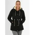 Navahoo Winterjacke Ireliaa mit warmen Teddyfell schwarz S (36)