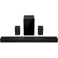 TCL Q85HE 7.1.4 Dolby Atmos und Ray Danz Soundbar 7.1.4 (A2DP Bluetooth, AVRCP Bluetooth, Bluetooth, WLAN (WiFi), 860 W, AI Sonic, 820 Watt, Airplay, HDMI, Bluetooth, Wandhalterung, Subwoofer) schwarz