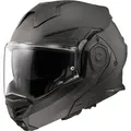 LS2 FF901 ADVANT X SOLID CARBON Klapphelm L in grau/schwarz - Schwarz
