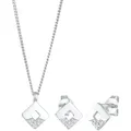 Elli DIAMONDS Diamanten (0.045 ct) Geo Design 925 Silber silberfarben Damen 