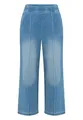 zero Damen Jeans elastischer Bund 26 Inch 36, Blue Denim