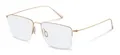 Rodenstock Quadratisch Beta-titanium Brillen in Gold für Herren, Brille mit Sehstärke, optional mit Sonnenbrillen tönung oder Blaulichtfilter (Modell R7133)