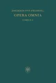 Dietrich von Freiberg | Opera omnia / Schriften zur Intellekttheorie | Buch