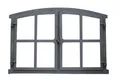 Aubaho Dekoobjekt Stallfenster Fenster zum Öffnen Scheunenfenster grau 74cm wie Antik Ei