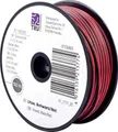 TRU Components 1565203 Litze 2 x 0.14mm² Schwarz, Rot 50m