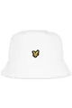 Lyle & Scott Sonnenhut Unisex, 100% Baumwolle, Kopfumfang 54–60 Cm, Weiß