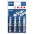 Zündkerze BOSCH 0 242 129 800 für Dacia Renault Peugeot Citroën, Set - 4 Stück
