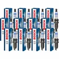 12x BOSCH Zündkerze für Renault Clio IV BH_ 1.2 16V BB_ CB_ C06_ Dacia Sandero