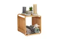 relaxdays Badregal Bambus Regal mit Ablagen, 2