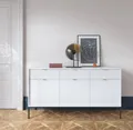 CORTADO KSZ154 Schubladenkommode 154 cm, Weiß
