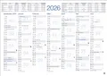Kalender 2026 - Tafelkalender A4