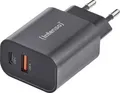 Intenso W30AC black Adapter 30W USB-A, USB-C Schwarz