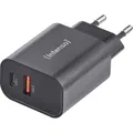 Intenso W30AC black Adapter 30 W USB-A, USB-C® Schwarz