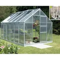 Vitavia Aktionsangebot (inkl. 100 Euro Zubehör): Gewächshaus "Meridian 1 9900",aluminium,9,9 m2