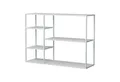 en.casa Standregal, »Isojoki« 120 x 35 x 87,5 cm Metall Weiß, matt