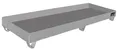 Edelstahl Auffangwannen 2400x800x250mm 241 Liter VAW-4-B Bauer-Südlohn