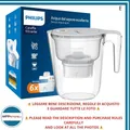 Krug Filtermedien Philips 2,6L Mit 6 Filter – Chlor Kalk Metalli- Non Kopfteil