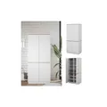 Vicco Schrank Betti 82 x 179 cm, Weiß Sonoma, 4-türig, Schlafzimmer
