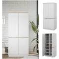 Vicco Schrank Betti 82 x 179 cm, Weiß Sonoma, 4-türig, Schlafzimmer