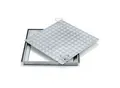 ZARGES Schachtabdeckung Stahl verzinkt 1000 x 1000 mm Außenmaß 1.160 x 1.160 mm (47054)