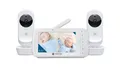 Motorola Nursery Babyphone VM35-2 5-Zoll geteilter Bildschirm Weiß 2 Kameras Nac