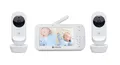MOTOROLA Motorola VM 35-2 Video Twin Babyphone Nachtsicht Weiß